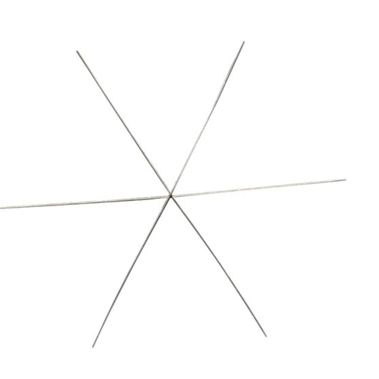 Snowflake Wire Spoke 4-1/2" (7-Pcs) - Snowflake Ornament Wire Forms